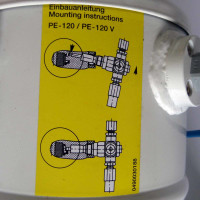 BEKA-MAX Pneumatikkolbenpumpe PE-120V GEB