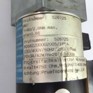 Neckar-Motoren Servomotor KD662Z00002005 #K2 GEB