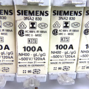 Siemens NH-Sicherungseinsatz 3NA2 830 100A (6Stk) GEB