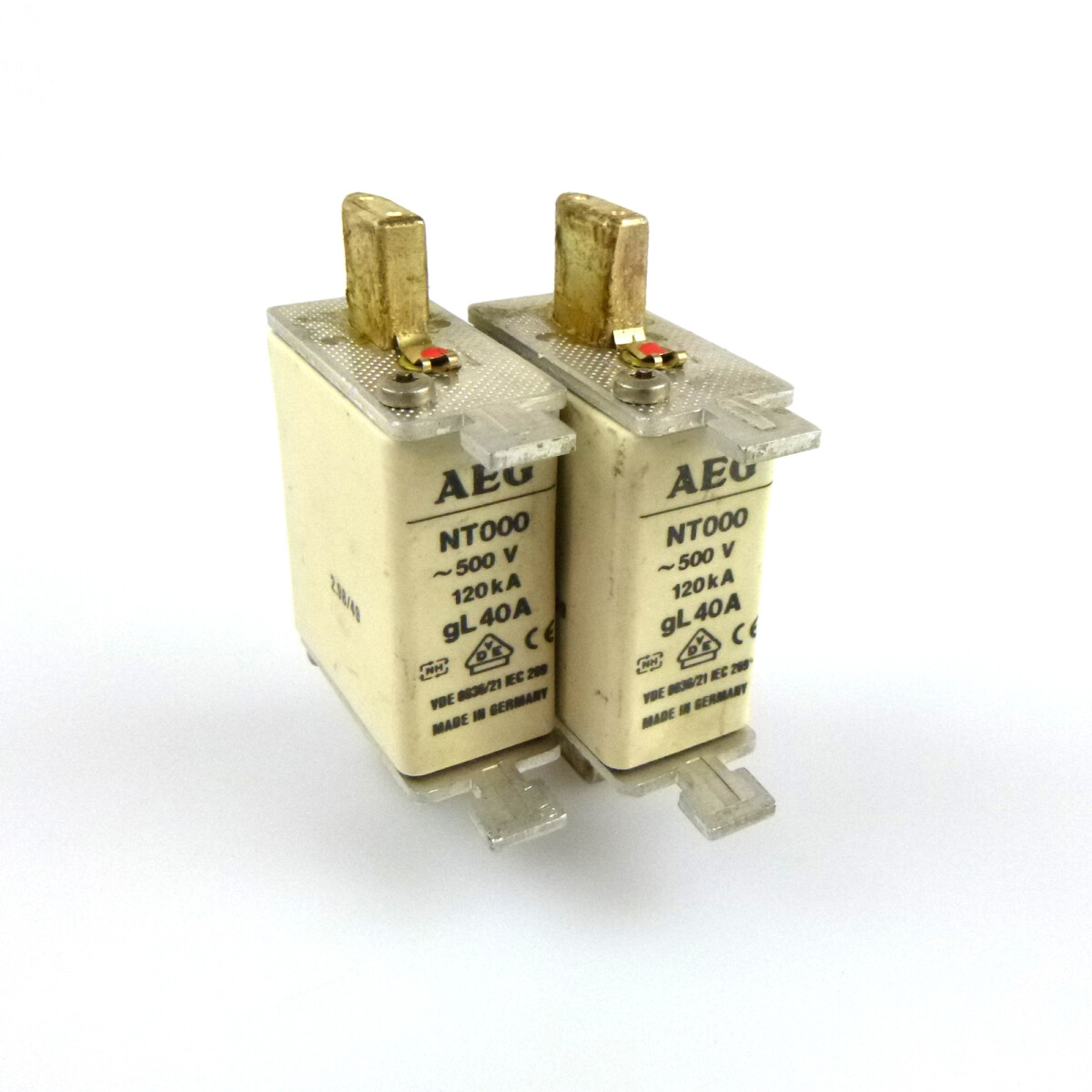 AEG Sicherung NT000 40A 500V gL (2Stk) GEB