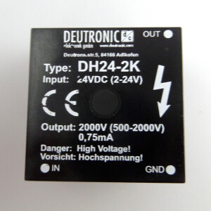 Deutronic Hochspannungsmodul DH24-2K 24VDC NOV