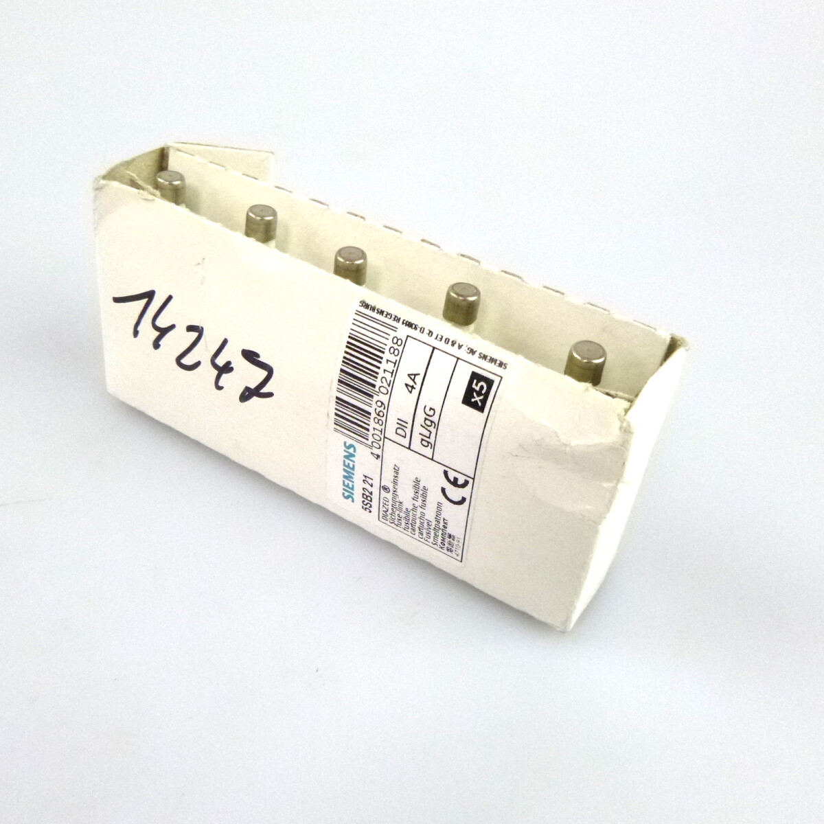 Siemens Diazed Sicherungseins&auml;tze DII 4A 5SB221...