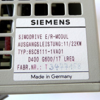 Siemens Simodrive 611 Ein-/Rückspeisemodul 6SC6111-1VA01 REM