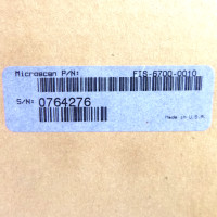 MICROSCAN Barcode Scanner Quadrus EZ FIS-6700-0010 OVP