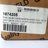 Roemheld Pneumatik-Schwenkspanner DWL 90GF 1874205 D32/12X18 OVP