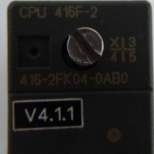 Simatic S7 CPU416F-2 6ES7 416-2FK04-0AB0 E-Stand:02 FW:V4.1.1 REM