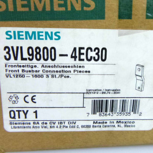 Siemens Anschluss-Schienen 3VL9800-4EC30 OVP