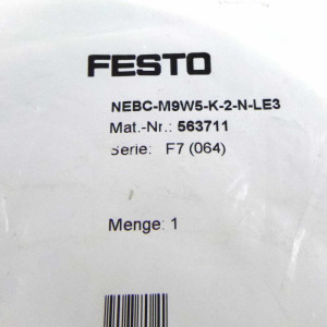 Festo Verbindungsleitung NEBC-M9W5-K-2-N-LE3 563711 OVP