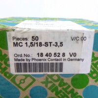 Phoenix Contact Leiterplattensteckverbinder MC 1,5/18-ST-3,5 1840528 OVP