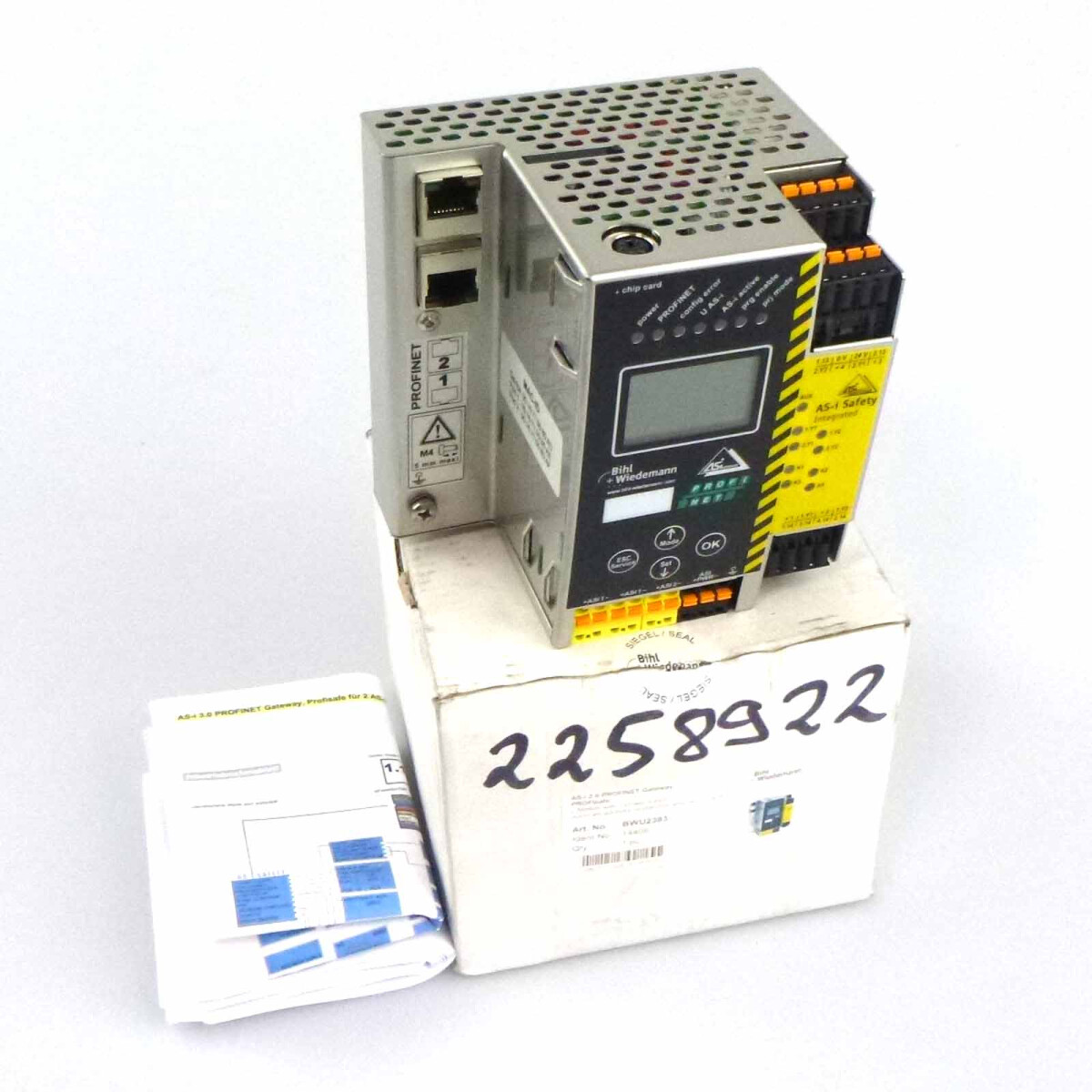 Bihl+Wiedemann AS-i 3.0 PROFINET Gateway BWU2383 OVP