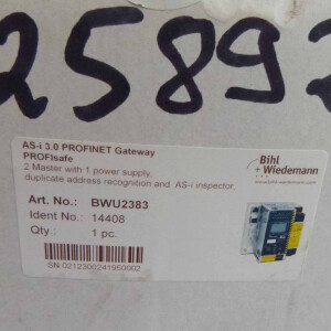 Bihl+Wiedemann AS-i 3.0 PROFINET Gateway BWU2383 OVP