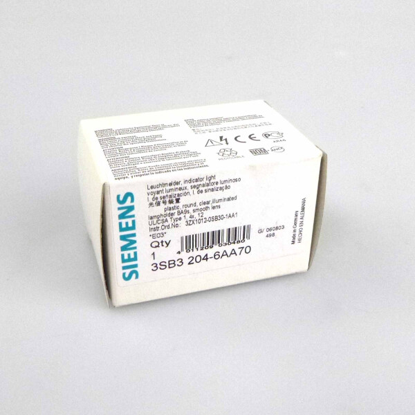 Siemens Leuchtmelder 3SB3 204-6AA70 OVP