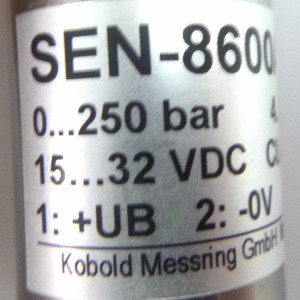 Kobold Drucksensor SEN-8600A145 0-250bar OVP