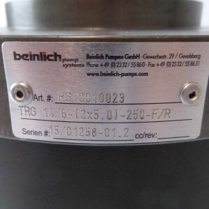 Beinlich Hochdruck-Radialkolbenpumpe TRG 14/6-(2x5,0)-250-F/R NOV