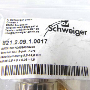 Schweiger Stecker BSTA109FR06580036400 OVP