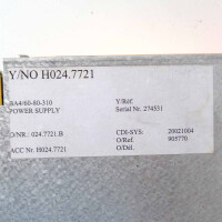 Socapel Power Supply BA4/60-80-310 GEB