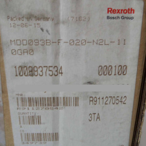 Rexroth Servomotor MDD093B-F-020-N2L-110GA0 R911270542 OVP