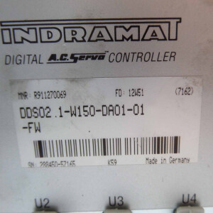 INDRAMAT Servo-Controller DDS02.1-W150-DA01-01-FW R911270069 REM