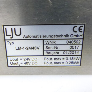 LJU Baugruppe LM-1-24/48V 040502 GEB