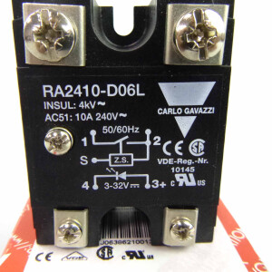 Carlo Gavazzi Halbleiterrelais RA2410-D06L OVP
