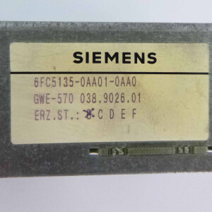 Sinumerik 840C/840CE Diskettenlaufwerk 6FC5135-0AA01-0AA0 E-Stand:B GEB