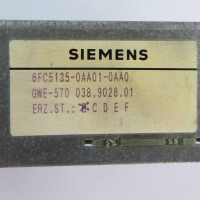 Sinumerik 840C/840CE Diskettenlaufwerk 6FC5135-0AA01-0AA0 E-Stand:B GEB