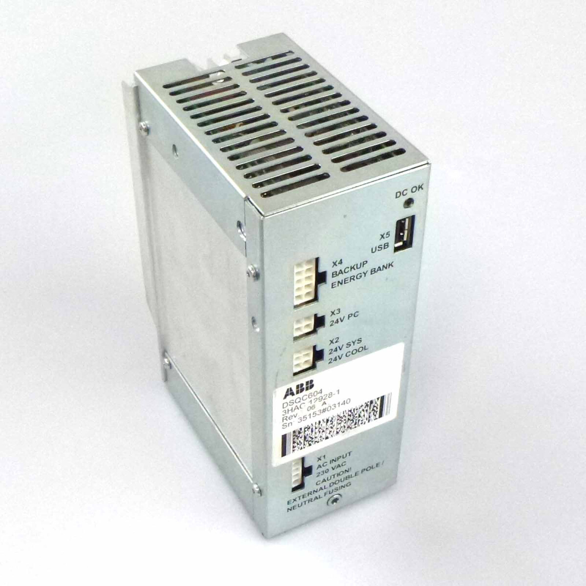 ABB / powerbox Power Supply DSQC604 3HAC12928-1 PBSE1027 Rev