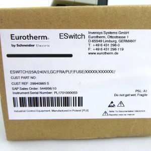 EUROTHERM Halbleiterrelais ESWITCH/25A/240V/LGC/FRA/PLF/FUSE OVP