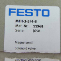 Festo Magnetventil MFH-3-3/4-S 11968 OVP