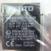 Festo Magnetventil MD-3/2-24DC-PI-IA-EX 546022 OVP