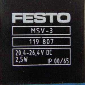 Festo Magnetventil MVH-5-1/4-L-S-B-VI 117429 GEB