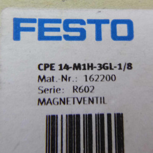 Festo Magnetventil CPE14-M1H-3GL-1/8 162200 OVP