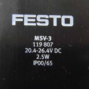 Festo Magnetventil MVH-5/3-E-1/8-B 30478 GEB