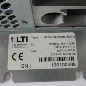 LUST LTI Servoregler SO84.008.0040.0000.2 5,5kVA OVP