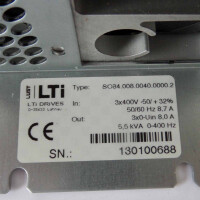 LUST LTI Servoregler SO84.008.0040.0000.2 5,5kVA OVP