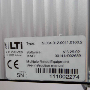 LUST LTI Servoregler SO84.012.0041.0100.2 8,3kVA GEB