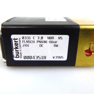 bürkert Klappankerventil 0331 C 3,0 NBR MS 00043518 NOV