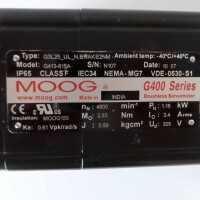 MOOG Servomotor G413-615A G3L25_UL_N,BRAKE2NM 1,15kW GEB