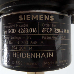 Siemens AC-VSA-Motor 1FT5034-0AC04-1-Z Z=G45+H22+K04+K42 + ROD 426B.016 GEB