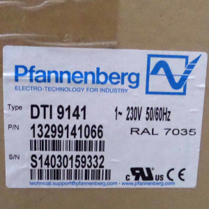 Pfannenberg Kühlgerät DTI 9141 13299141066 RAL7035 230V OVP
