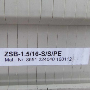 Eaton Basisklemmblock ZSB-1.5/16-S/S/PE 140198 OVP
