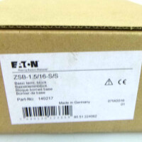 Eaton Basisklemmblock ZSB-1.5/16-S/S 140217 OVP