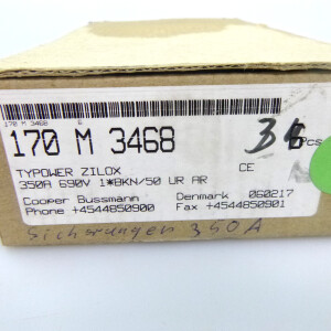 COOPER BUSSMANN Sicherung TYPOWER ZILOX 170M3468 350A 690V (3Stk) GEB