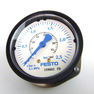 Festo Flanschmanometer FMA-63-2,5-1/4-EN 159601 NOV