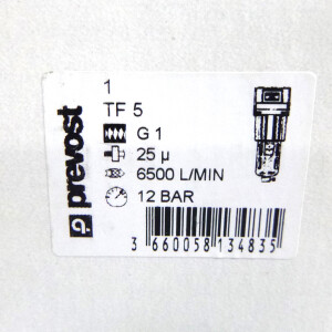 prevost Filter ALTO 4 TF 5 OVP
