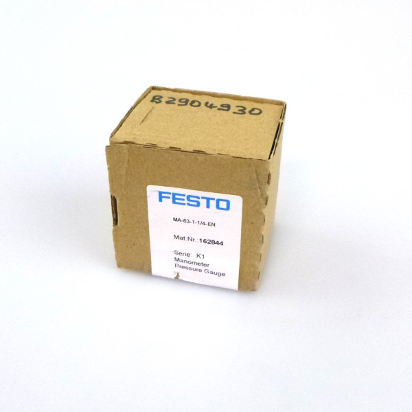 Festo Manometer MA-63-1-1/4-EN 162844 Serie: K1 OVP