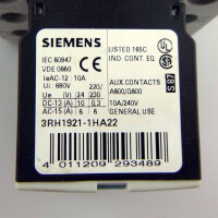 Siemens Leistungsschütz 3RT1026-1BB44 GEB
