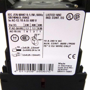Siemens Hilfsschütz 3RH1140-2BE40 OVP