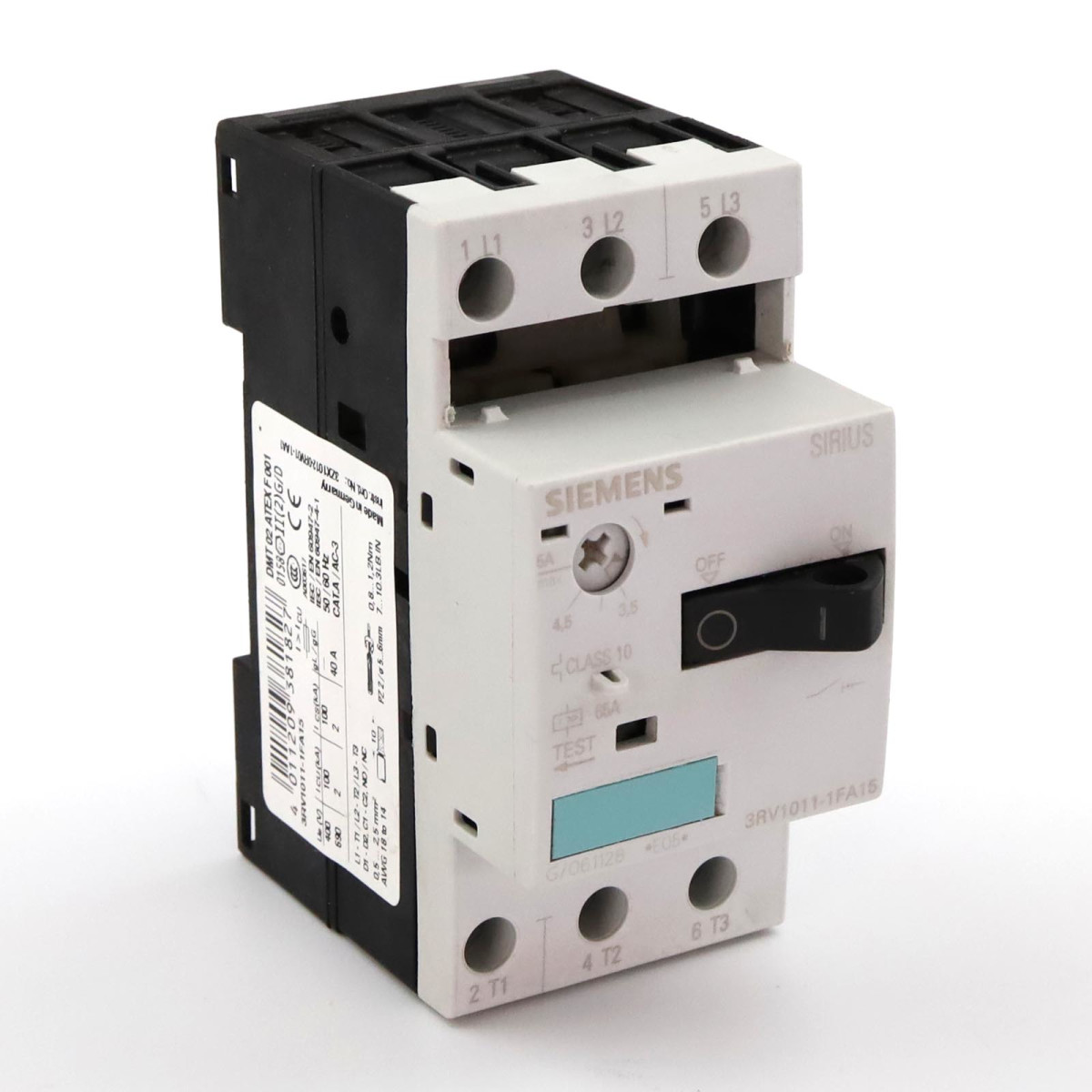 Siemens Leistungsschalter 3RV1011-1FA15 GEB