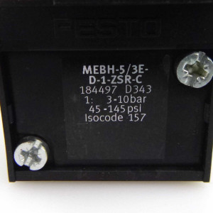 Festo Magnetventil MEBH-5/3E-D-1-ZSR-C 184497 GEB